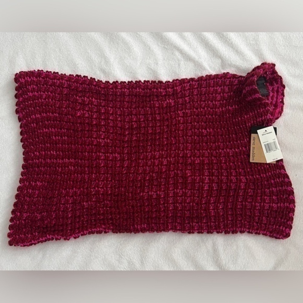 Steve Madden Pink Cowl Scarf